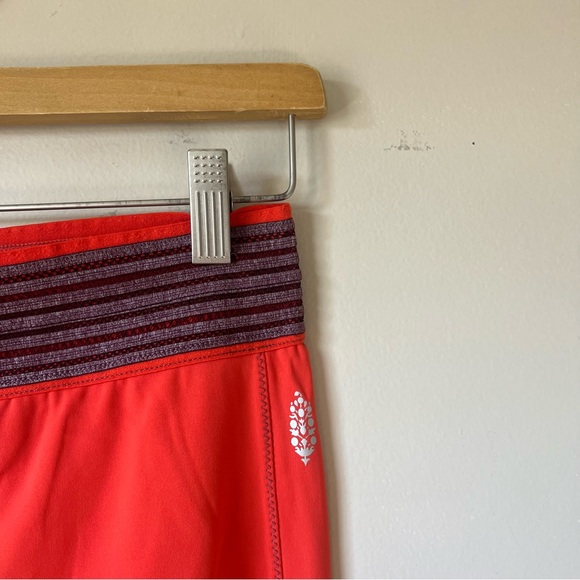 Free People Movement Orange Leggings Size Medium - Picture 2 of 5